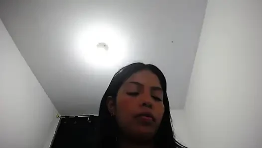 "My first show in front of the webcam - Undressing for you"