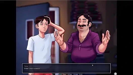 Summertime saga - Eva had her baby ... Johannes fucked Maria while tony was there