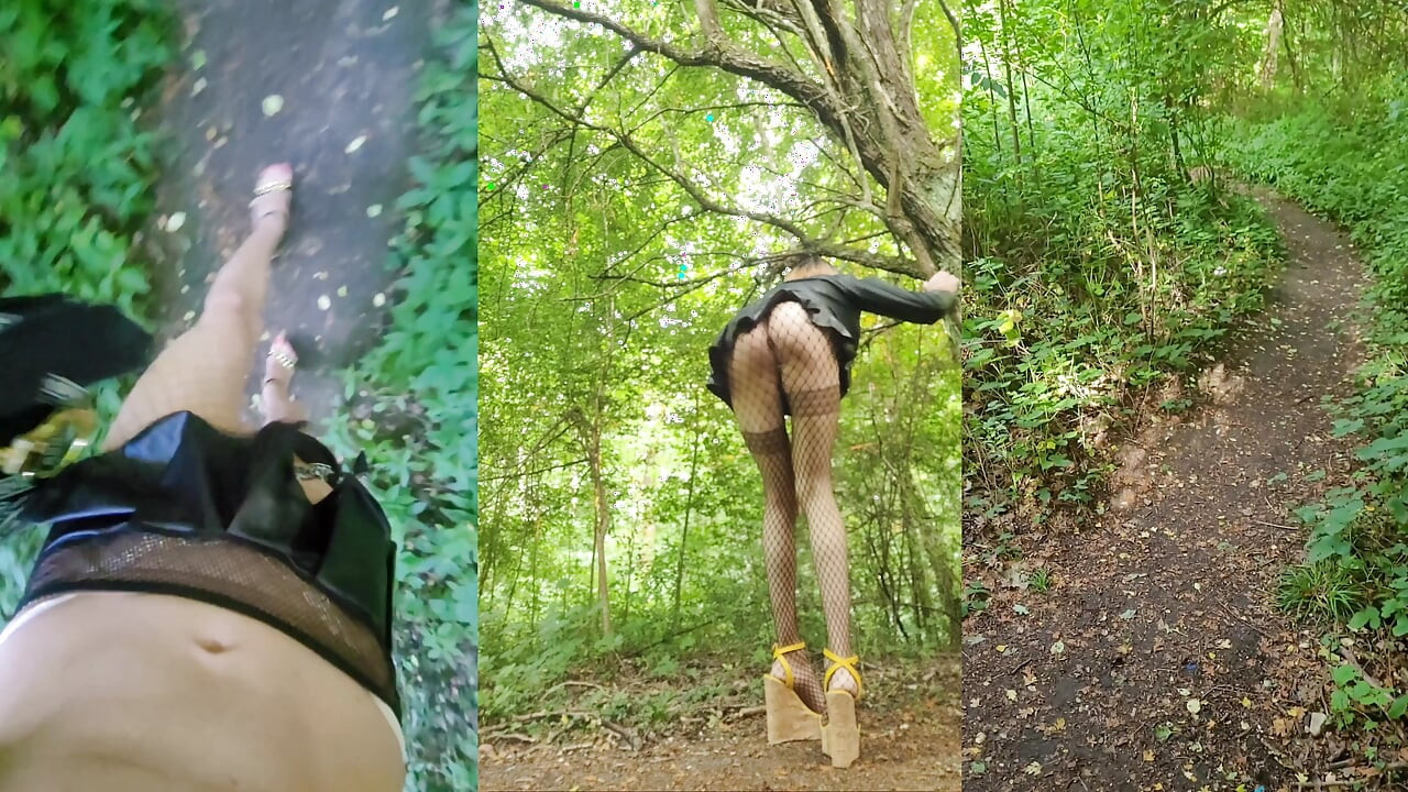 Exhibitions👑Transvestite Française Parisienne [June25] Whore fantasy, Little Tease in the Forest, Slut in the Woods. VaneSsaBiTCHx