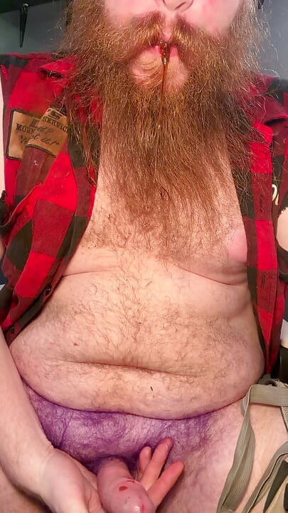 Dropping some Dipspit on my dick and enjoying some cock stroking