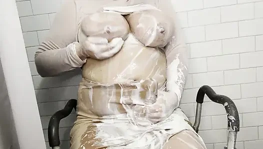HENTAI TRANSGENDER MILF & STEPMOTHER MASTURBATING - EXTREME CUMFLATION - EXTREME KINKY FETISH - AMATEUR ARABIAN SNOWWHITE - LOS