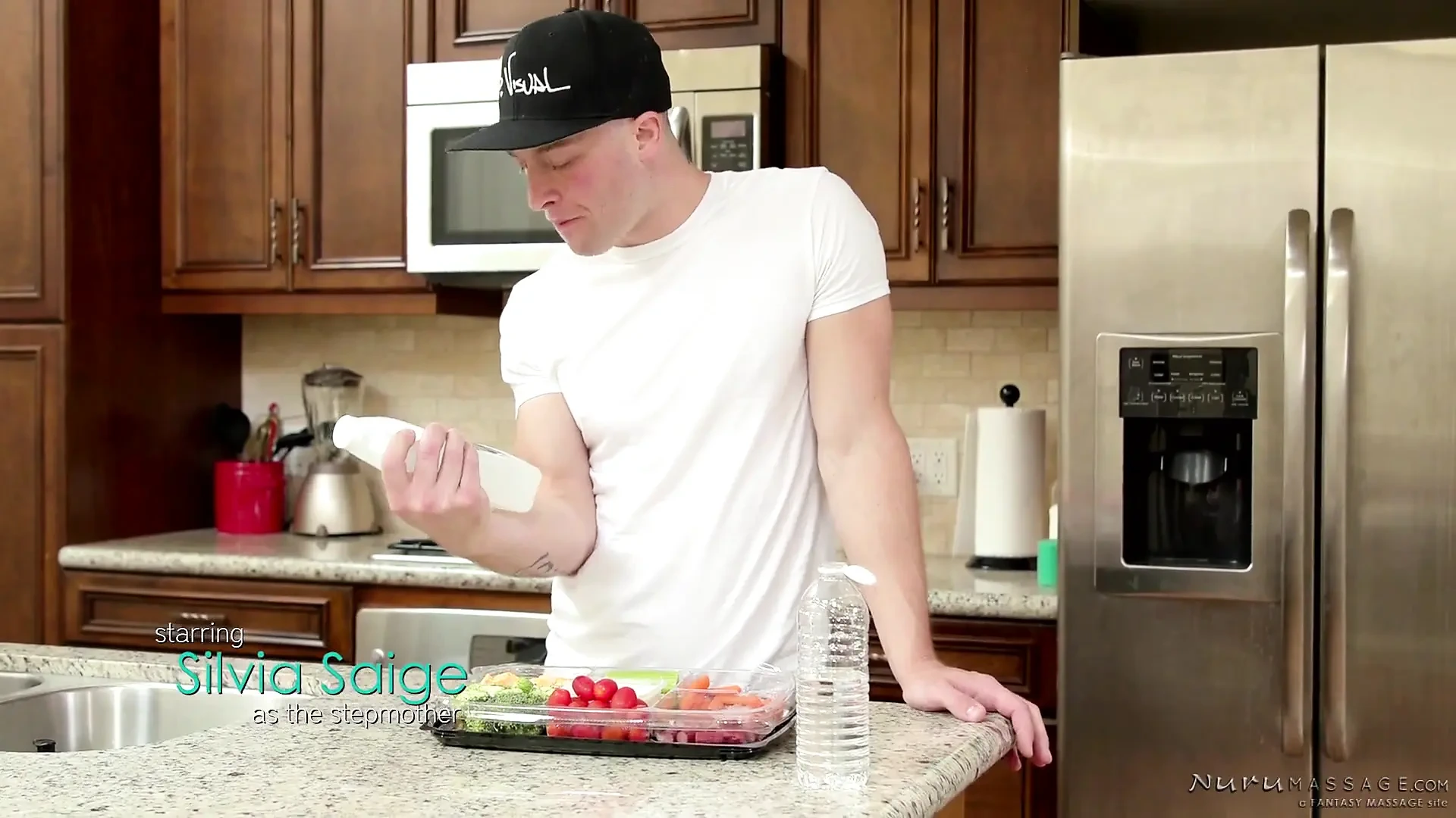 Busty Stepmom Silvia Saige Caught with Nuru Massage Secret