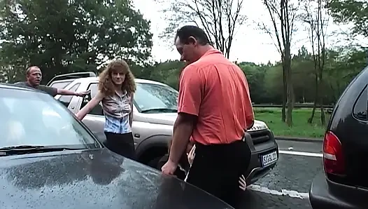 Wild Car Sex with Handjobs, Blowjobs & Outdoor Fucking