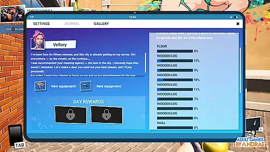 Riesiges Waifu Wash Simulator Gameplay Teil 1 - Erster Putzen Für Vellory