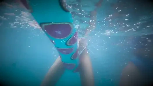 Three Guys Fucked a Sexy Girlfriend After a Pool Party - She Loves It When Cum Runs Down Her Face