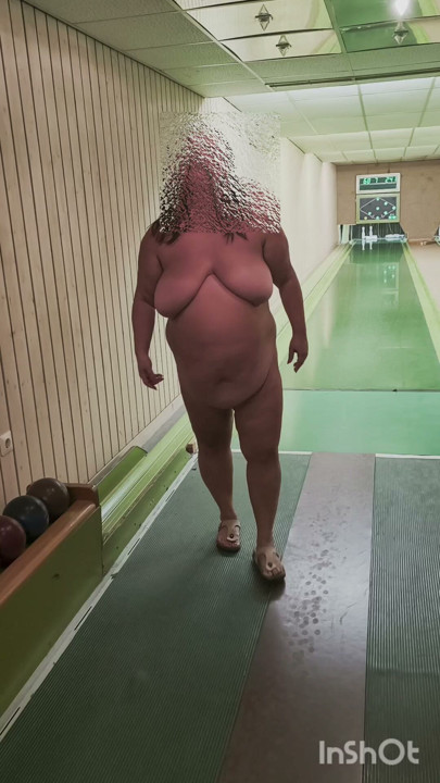 Many wanted to see a video of me bowling naked