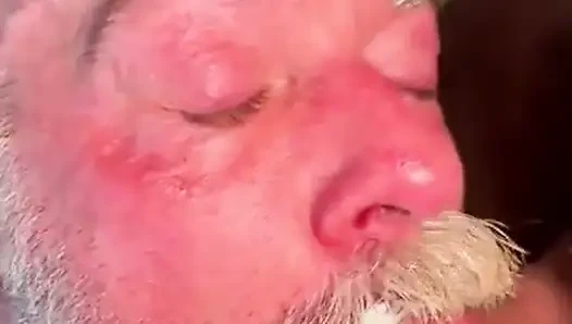 Older Stepdaddy Gets Fucked by Massive Stepdaddy