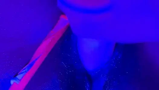 Video bocor dewi kulit hitam: neon thong & dildo muncrat