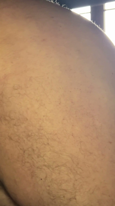 Grandpa fucks his brown dildo and he enjoys it | Clip 1