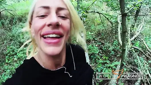Kevin White  and HarleenVan Hynten went wild during their outdoor sex in Berlin! WolfWagner