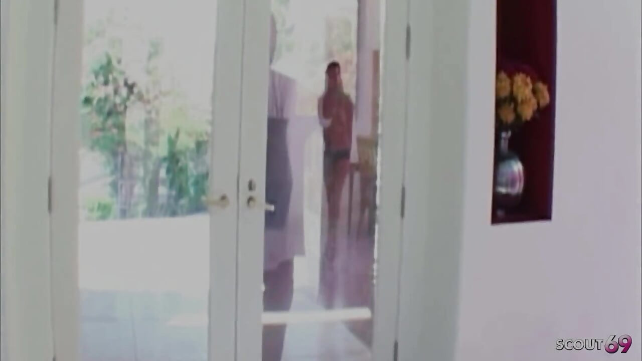 Neighbor Seduces Hot Blonde Teen Ashley Jensen and Fucks Her in Her Tight Pussy