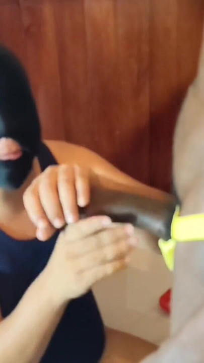 My neighbor makes me suck his huge thick black cock in a cabin. | Clip 3