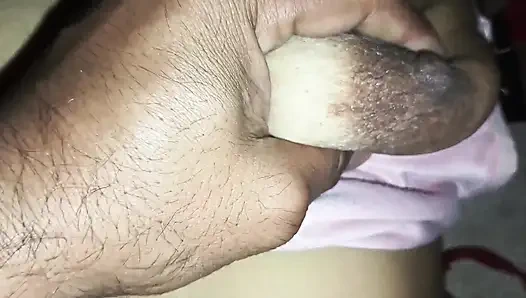 My husband slid my petticoat with me and fucked my hot pussy in doggy style.