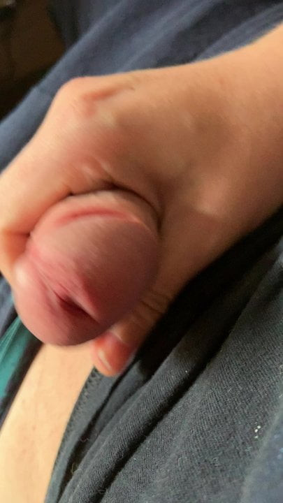 Stroking my cock