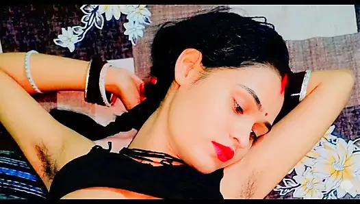 Yeni evli kız kocasının sert seksiyle seks yapıyor Hintçe ses