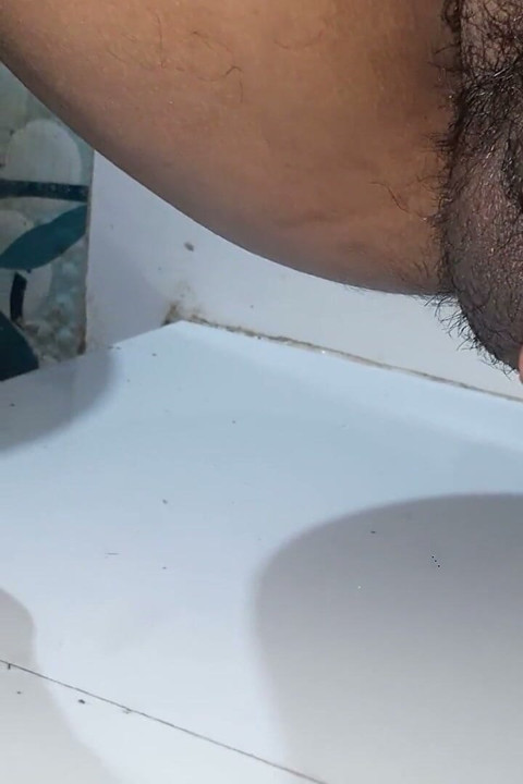 Pissing Bathroom Black Big Cock Handjob Indian Man