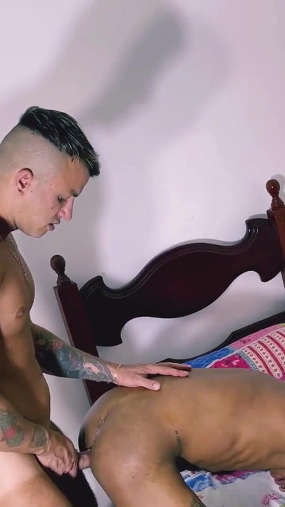 Iconic moment from "Trying to take the young man's virginity"