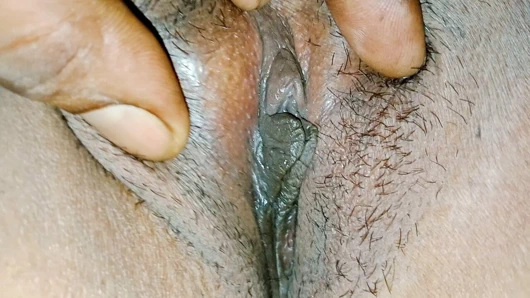 Bangladeshi Bangali Bhabi - Fingering my super close-up pussy and squirting out pussy juice.🫦