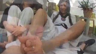 Karate Footjob