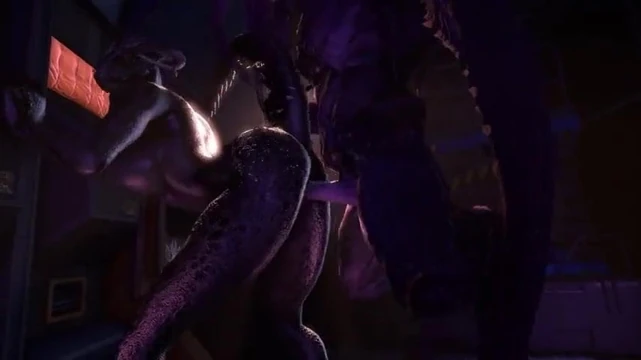 Busty demon chick