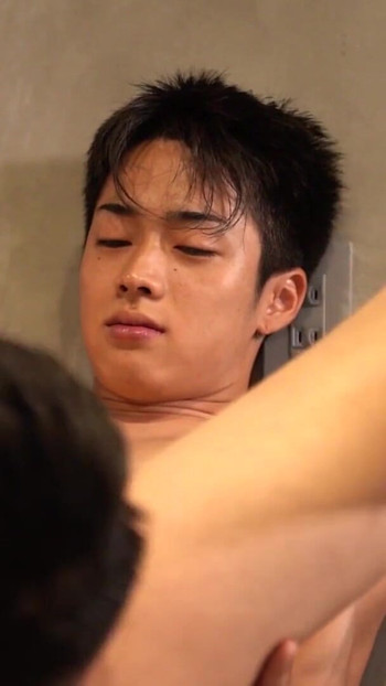 Captivating moment from "Athletic Japanese Boy Seduced and Fucked"