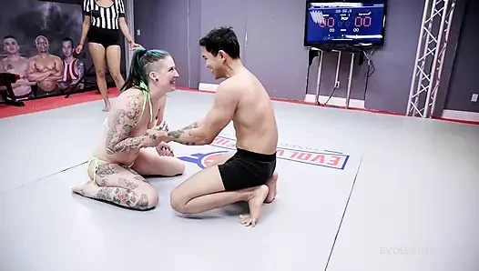 Nikki zee vs arin jones - arin si pemula terlihat cocok banget