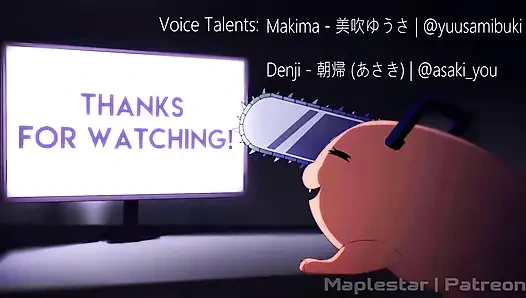 Makima from chainsoman who goes down in all directions