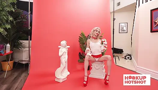 BTS - Emma Rosie Charms The Camera In A Sexy Backstage Scene!