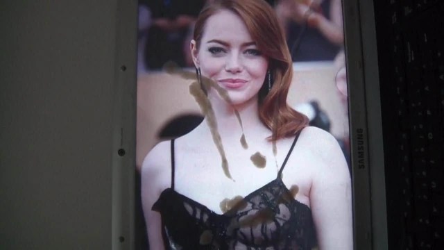 Emma Stone Cum Tribute