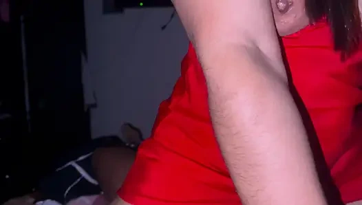 Her husband is going to work and she's inviting me over!