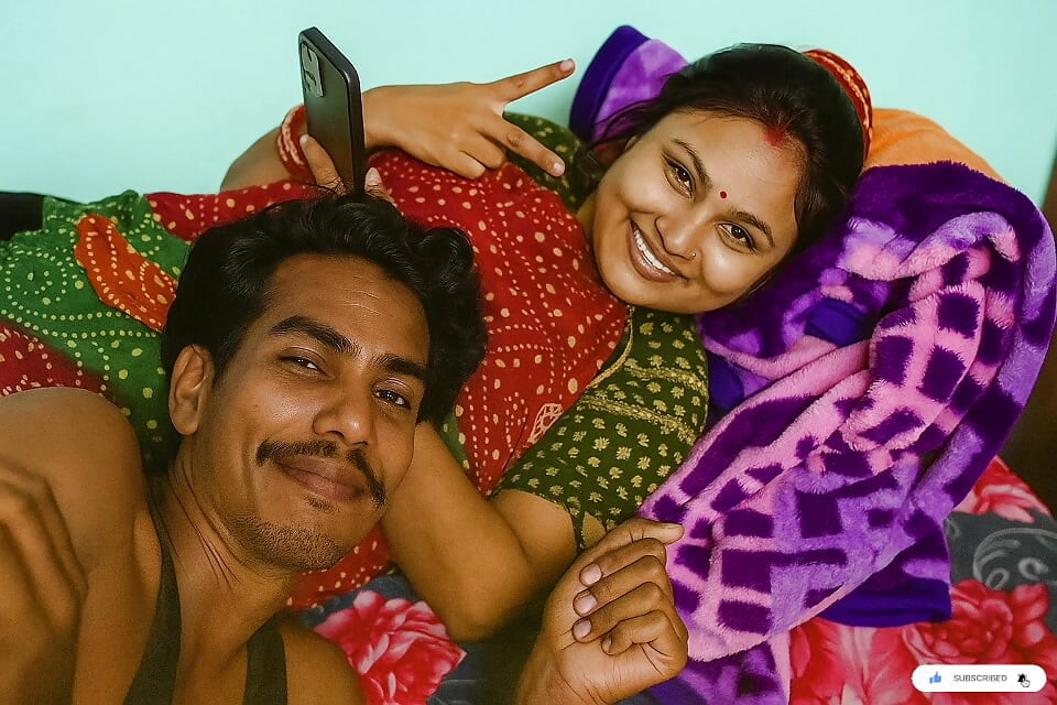 Indian Bangali Bhabhi New Couple Merried Injoy Indoor Bed Romance By -Snapchat143