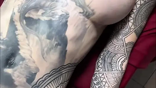 Big Boobs Milf Sasha Tantric Massage with Hardcore Sex Huge Facial