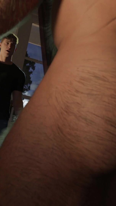 Hairy Daddy Fucks Son's Best Friend | Clip 1