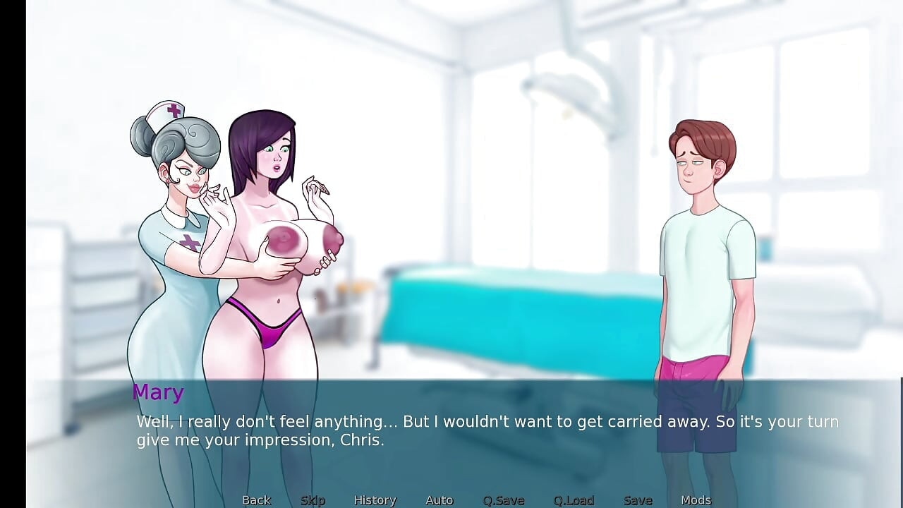 dabby and anon make hot romantic seen in summertime saga part 1