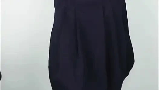 A horny high school girl plays with her pussy with a dildo. RealThaiSolo