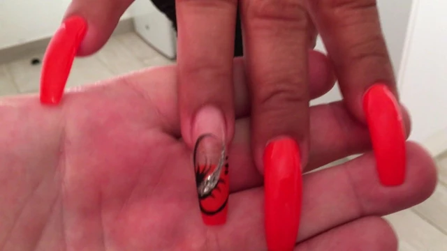 super sexy long nails fingernails, sexy manicure