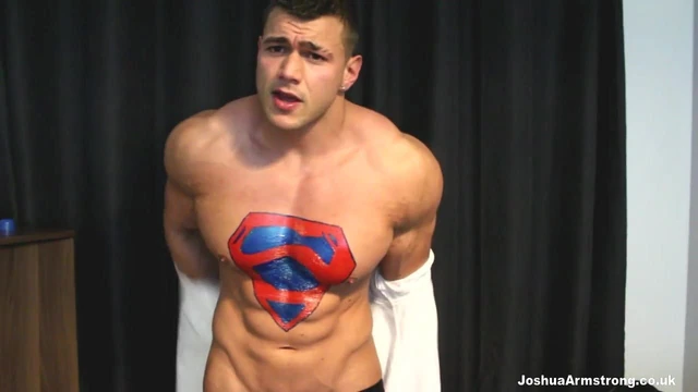 SUPERMAN MADE TO WANK IN CHAINS