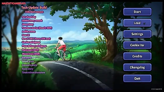 Summertime Saga Part 27 By DarkCookie - Stepbro Fucks Stepsis and Creampie Her pussy, close up CREAMPIE