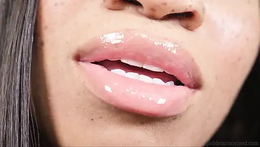 Yarak eriyen dudaklar- zenci domme tanrıçası Rosie Reed