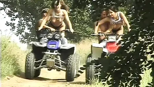 Some girls love motocross and extreme sex in the country