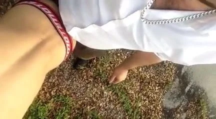 smoking hot in the park