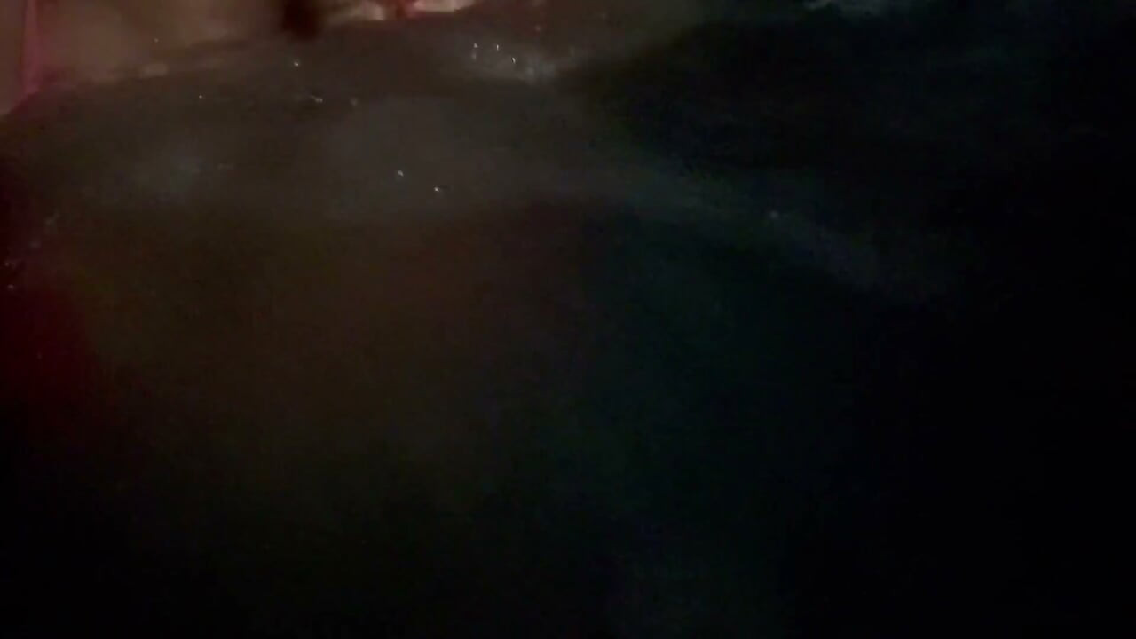 Artemisia Love Sexy Micro Bikini in the Jacuzzi Late at Night