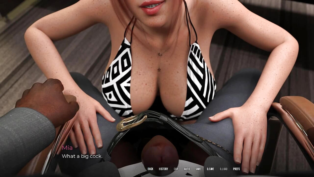 In Security: Silly Girl with Big Tits and Ass Is Sucking off Mr. Big Dick Boss Man in His Office - Episode 7