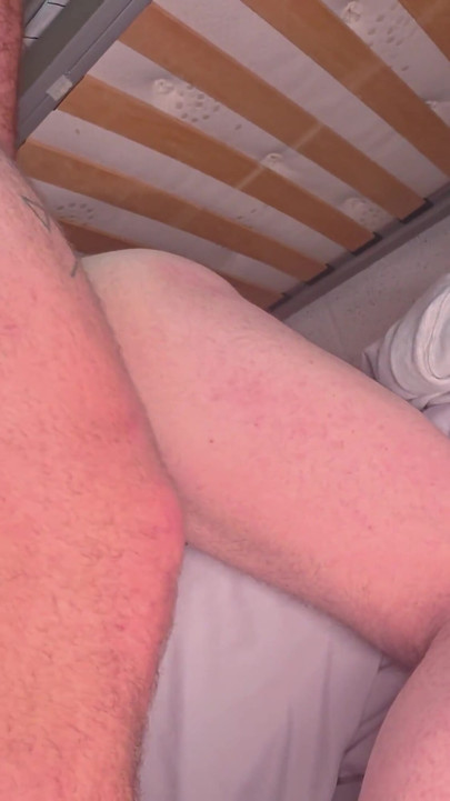 Handcuffed Prison Inmate Serviced Rough Then Stretched Wide Open Against Bunk Rail