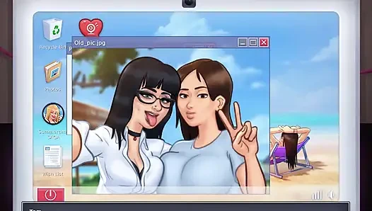 Yaz mevsimi efsanesi: üvey erkek kardeş üvey kız kardeşinin porno videolarını bilgisayarında izliyor bölüm 70