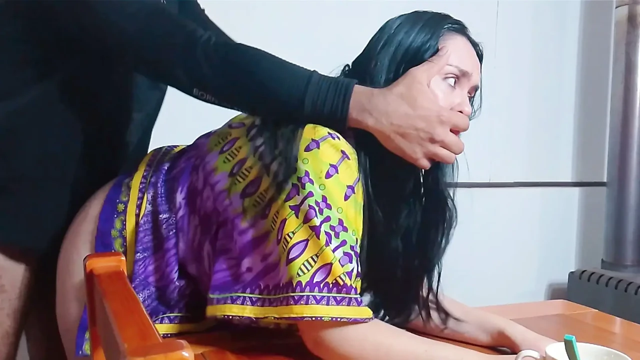 Indian sex: I want breakfast, but I also want to fuck you, horny Indian stepmom