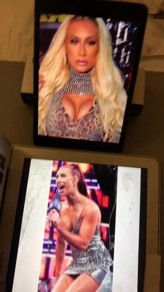 Wwe Carmella, трибьют спермы