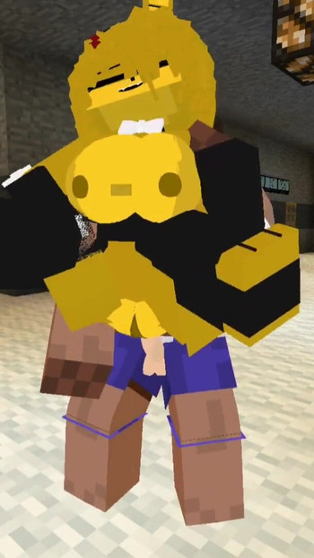 Minecraft fapcraft: fazclaire's gece kulübü baskısı sikişiyor type 1 veya altın bonfie, altın bonnie, götten ve yüz sikişi | Klip 2