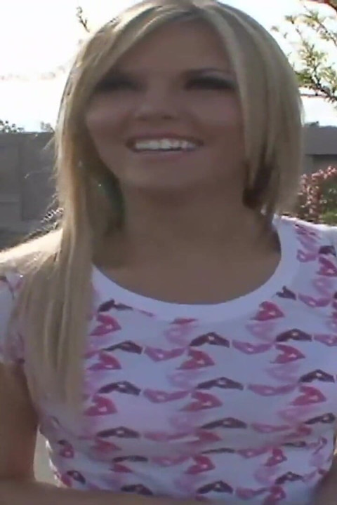 Poor girl never stood a chance! Blonde's mouth dropped on site of it