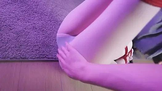 Ms20-a Girl Wearing White Stockings Was Brought to Orgasm by a Vibrator and Had Her Feet Tickled